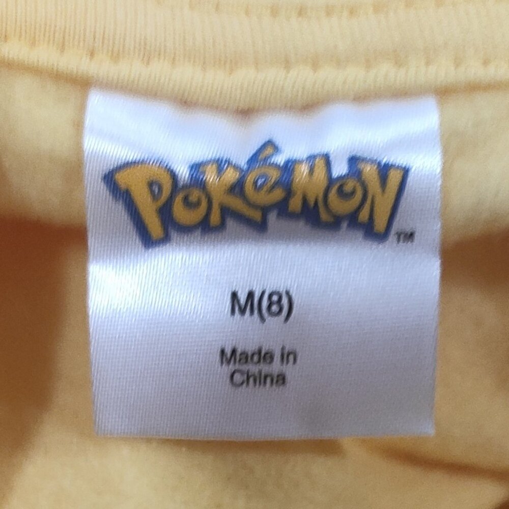 Pokemon Pikachu Hoodie Sweatshirt Yellow New with Tags NWT Size XS/S/L - Picture 11 of 15